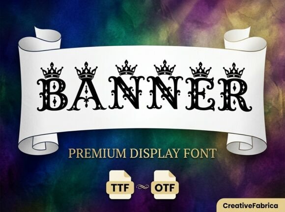 Banner: A Typeface That Commands Attention