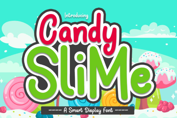 Candy Slime: The Futuristic Display Font for Bold Projects