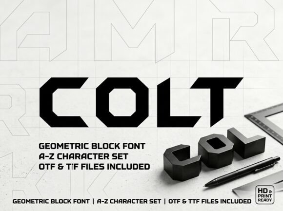 Colt: Command Attention with This Bold Display Typeface