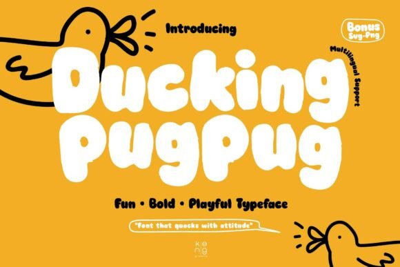 Ducking Pugpug: Unleashing Dynamic Energy in Your Designs