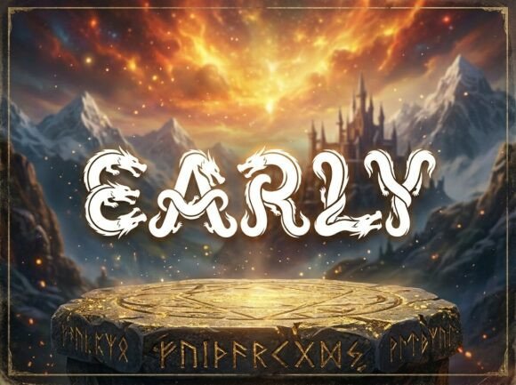 Early: A Display Font That Demands Attention