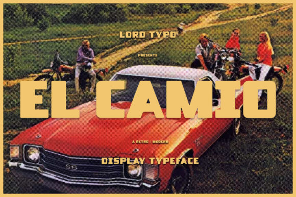 El Camio: The Retro Display Font for Modern Branding