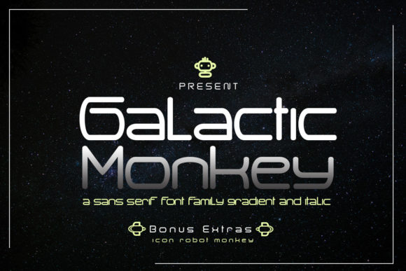 Galactic Monkey: Your Go-To Font for Bold, Modern Designs
