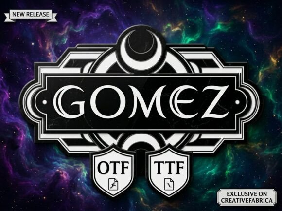 Gomez: A Typeface Forged in Midnight and Moonlight
