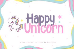 Happy Unicorn: The Display Font That Brings Joy to Every Design