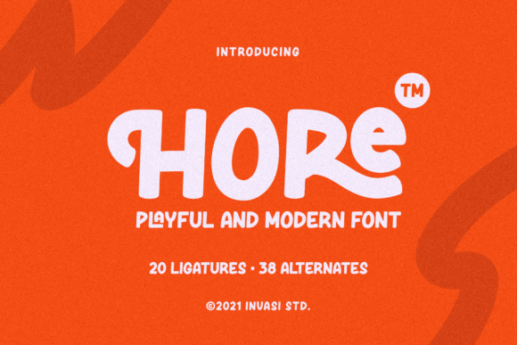 Hore: A Vintage Display Font That Tells a Story