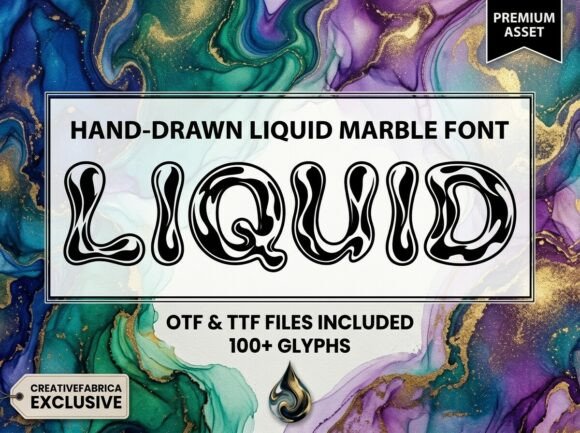 Liquid: When Typography Captures the Hypnotic Flow of Movement