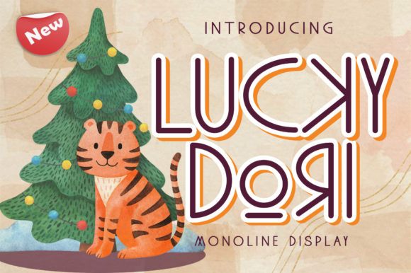 Lucky Dori: The Simple Display Font That Catches Eyes