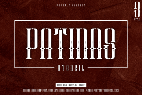Patinas: The Cool, Vintage Font for Western Display