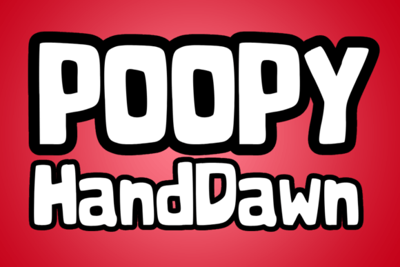 Poopy HandDrawn: The Chunky Font That Makes Designs Pop