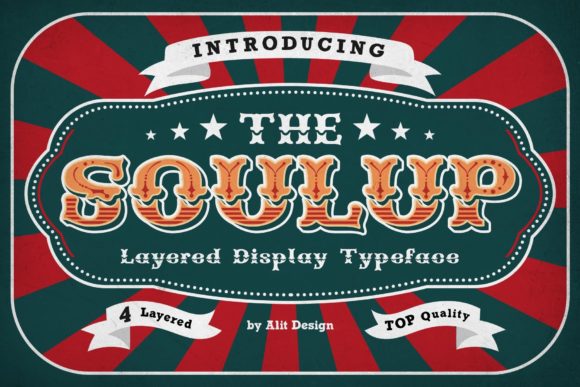 Soulup: The Retro Display Font That Commands Attention