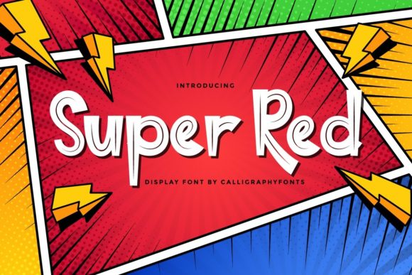 Super Red: A Font That Brings Playful Energy to Your Projects