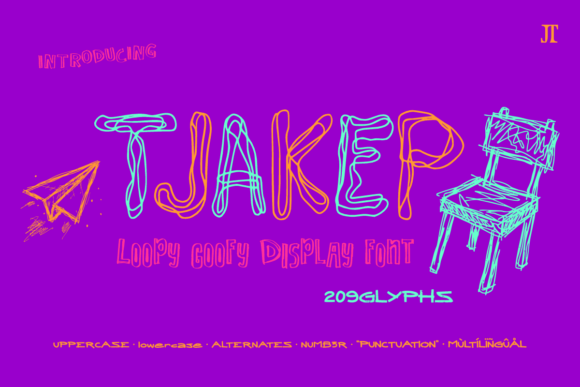 Tjakep: The Font That Embraces Beautiful Chaos